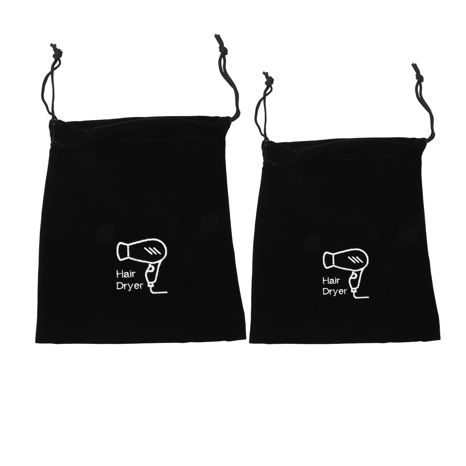2-Pack Cotton Drawstring Storage Bags for Hair Dryer & Travel Accessories | Dustproof Hair Blower Organizer | Perfect for Travel, Gym & Home Storage