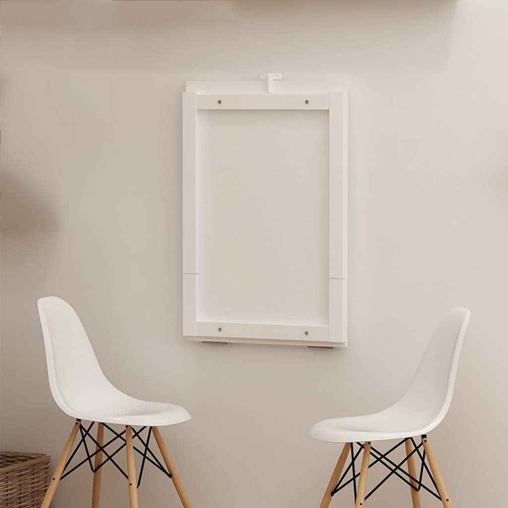 Space-Saving Folding Wall Desk - Compact 80×40×75cm Black Workstation for Small Spaces | Coffee Bar, Kitchen Dining & Home Office Computer Table | Perfect for Apartments, Dorms & Tiny Homes