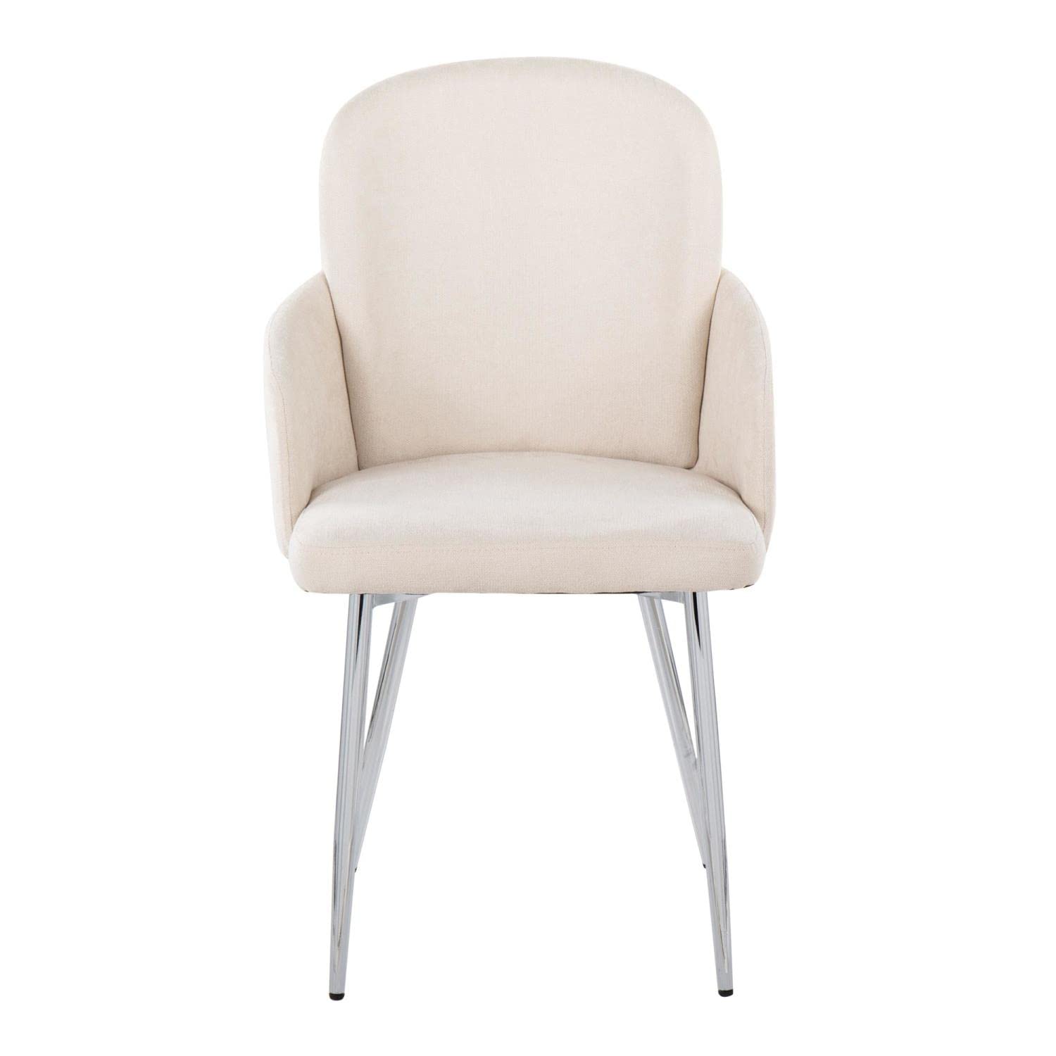 LumiSource Dahlia Upholstered Dining Chairs Set of 2 - Modern Kitchen Chairs for Dining Table, Comfortable & Stylish Seating for Home, Restaurant or Office Use