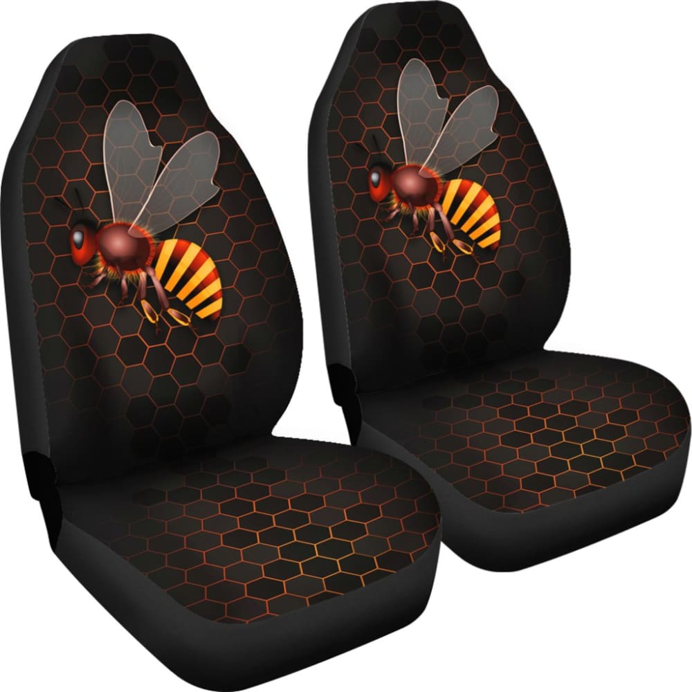 Bee Lovers Bee Car Seat Covers - Waterproof & Non-Slip Auto Seat Protectors for Cars, SUVs & Trucks - Perfect for Pet Owners, Parents & Outdoor Enthusiasts