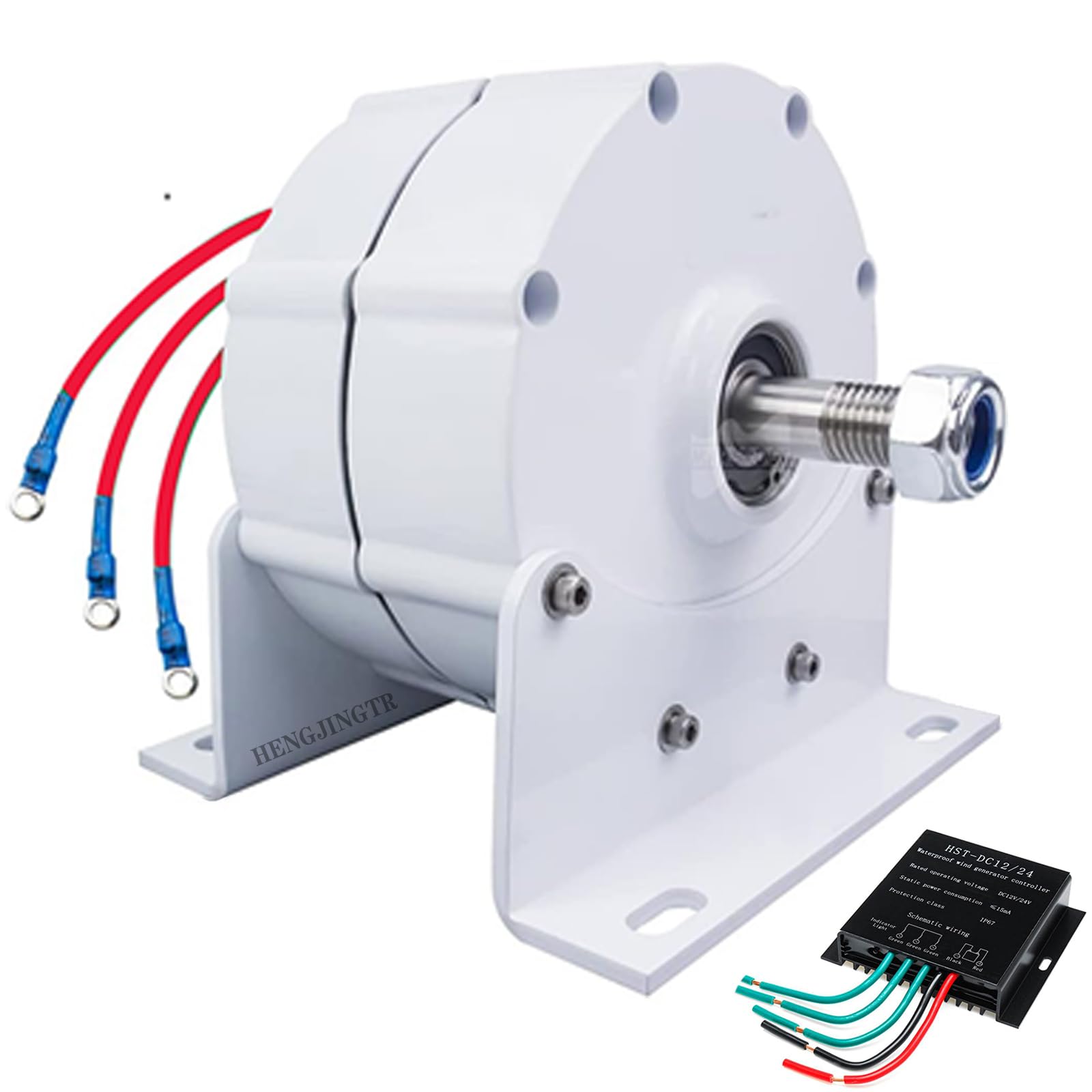 10000W Three Phase Permanent Magnet Alternator Generator, 110V/220V 3 Phase AC Electric Motor for Wind Turbine & Hydro Power Systems - Perfect for Off-Grid Energy Solutions & DIY Wind Generator Projects