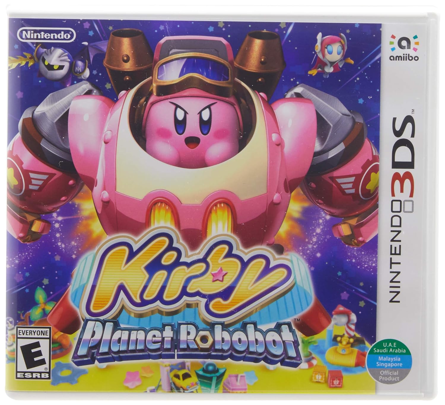 Kirby: Planet Robobot - Nintendo 3DS Game [Asia Version] - Action-Adventure Game for Kids & Adults - Perfect for Travel & Home Gaming