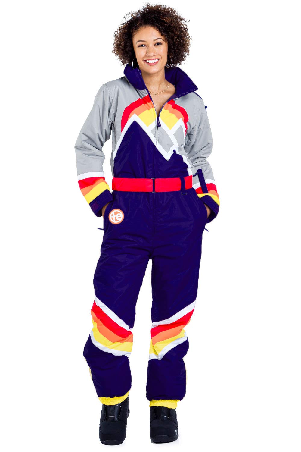 Retro Ski Suits for Women - Bright & Bold 80s Style Winter Outfits by Tipsy Elves | Perfect for Skiing, Snowboarding & Winter Fashion