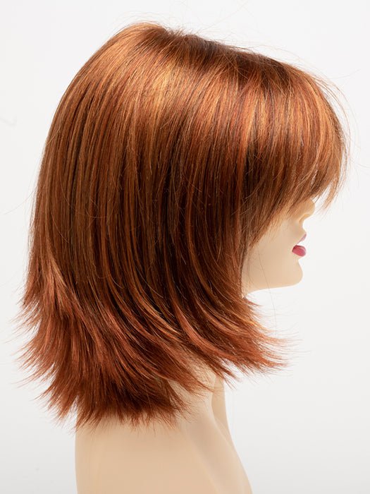 Premium Synthetic Lace Front Wig with Mono Top - Amber Color for Natural Look | Perfect for Cosplay, Daily Wear & Special Occasions
