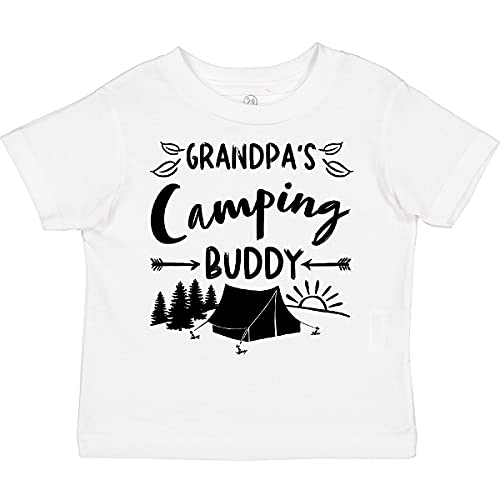 Grandpa's Camping Buddy Toddler T-Shirt - Cute Kids Camping Shirt for Boys & Girls - Perfect for Outdoor Adventures & Family Trips