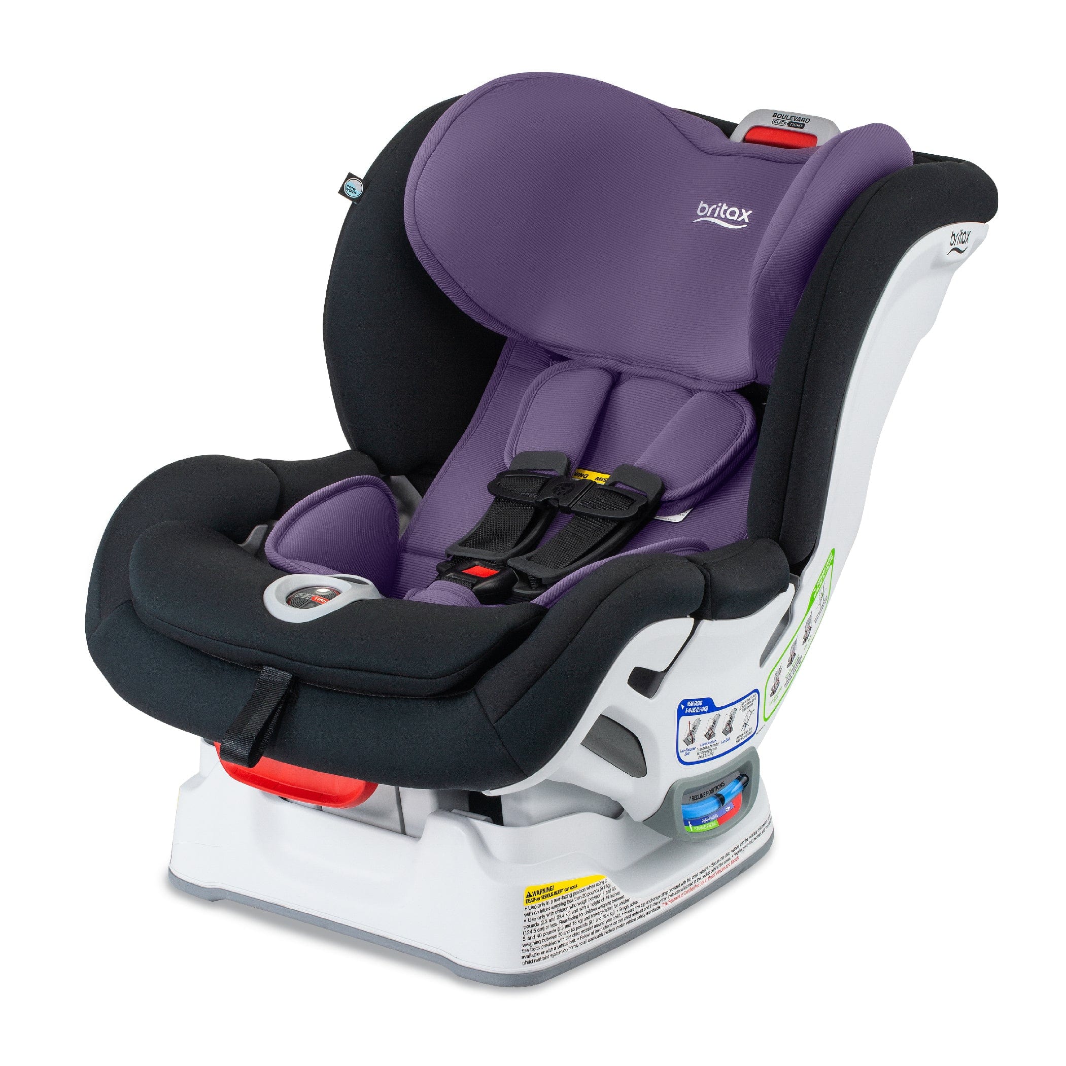 Britax Boulevard ClickTight Convertible Car Seat - SafeWash Fabric, Rear & Forward Facing for Infants to Toddlers (4-65 lbs) | Safe, Comfortable & Easy to Install for Road Trips & Daily Commutes