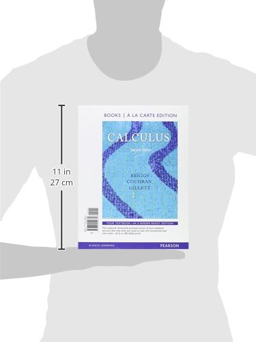 Calculus Textbook - Books a la Carte Edition | Comprehensive Math Guide for College Students & Self-Learners | Perfect for Classroom Study & Home Learning