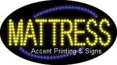 Energy Efficient Mattress Flashing & Animated LED Sign - High Impact Advertising for Retail Stores & Bedding Shops