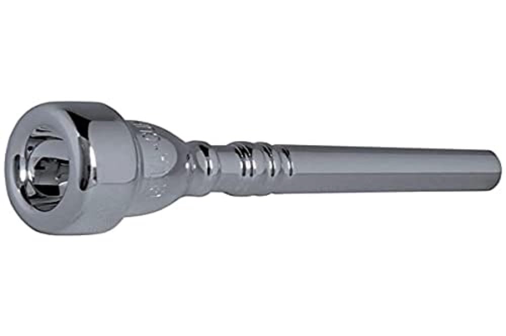 PURE GEWA 710021 1 1/2 C Silver Cornet Mouthpiece - Professional Brass Instrument Accessory for Trumpet Players & Band Performances