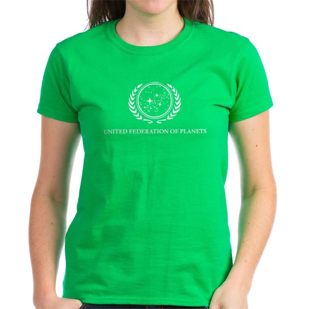 United Federation of Planets Cotton T-Shirt | Star Trek Fan Apparel | Comfortable & Durable Sci-Fi Tee for Men & Women | Perfect for Cosplay, Conventions & Everyday Wear
