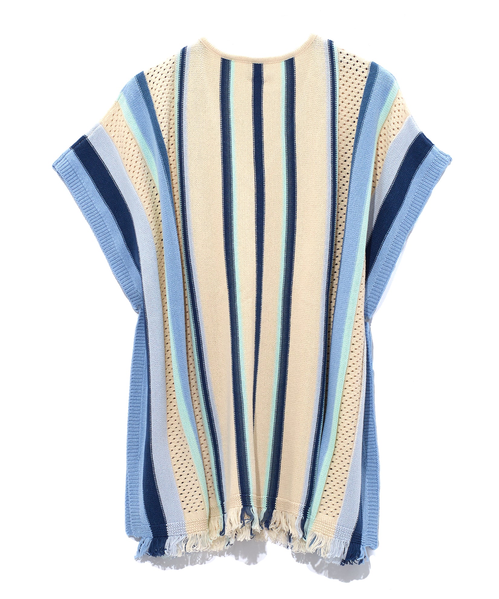 Baja Stripe Poncho - Soft & Cozy Mexican Blanket Poncho for Women & Men - Perfect for Beach, Festival, and Outdoor Adventures