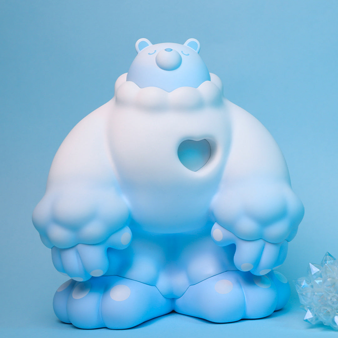 POP MART KUMO Ice Bear Limited Edition Collectible Figure - Cute Polar Bear Vinyl Toy for Display, Gift & Anime Decor