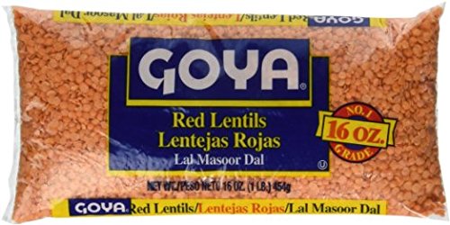 Organic Goya Red Lentils 3-Pack | Non-GMO, High Protein, Gluten-Free | Perfect for Soups, Stews, and Indian Dal Recipes