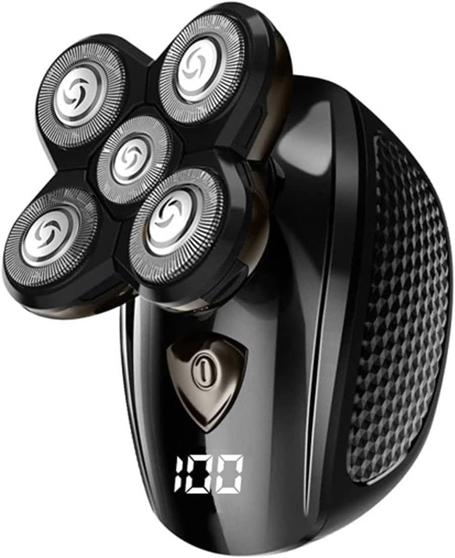 Rechargeable Electric Shaver for Men - Wet/Dry Multifunctional Grooming Kit with Beard Trimmer & Bald Head Shaving Machine | Perfect for Travel, Home Use & Daily Grooming Routine