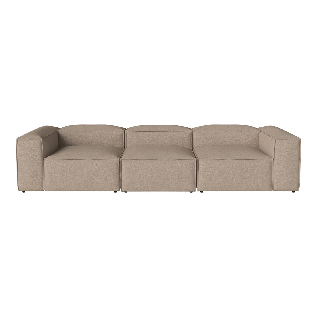 Cosima 3-Seater Sofa - Modern Living Room Couch for Small Spaces | Comfortable Fabric Sectional Sofa for Apartments & Home Decor