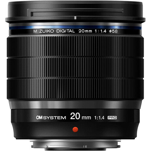 OM SYSTEM M.Zuiko Digital ED 20mm f/1.4 PRO Lens - Fast Prime Lens for Micro Four Thirds Cameras | Perfect for Low Light Photography, Portraits & Street Shooting