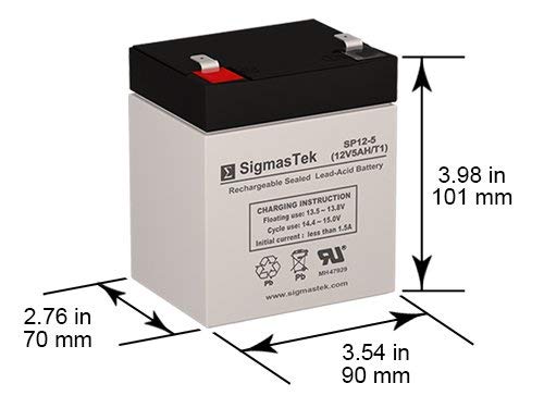 Bravo Mini B2 12V 5.5Ah Replacement Scooter Batteries - 2 Pack Set for Electric Scooters, Mobility Scooters & Power Wheelchairs - Perfect for Commuting, Outdoor Adventures & Daily Use
