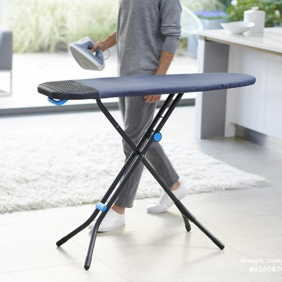 Premium 130cm Ironing Board for Home & Laundry - Foldable, Adjustable Height, Durable & Stable - Perfect for Clothes, Linens & Fabric Care