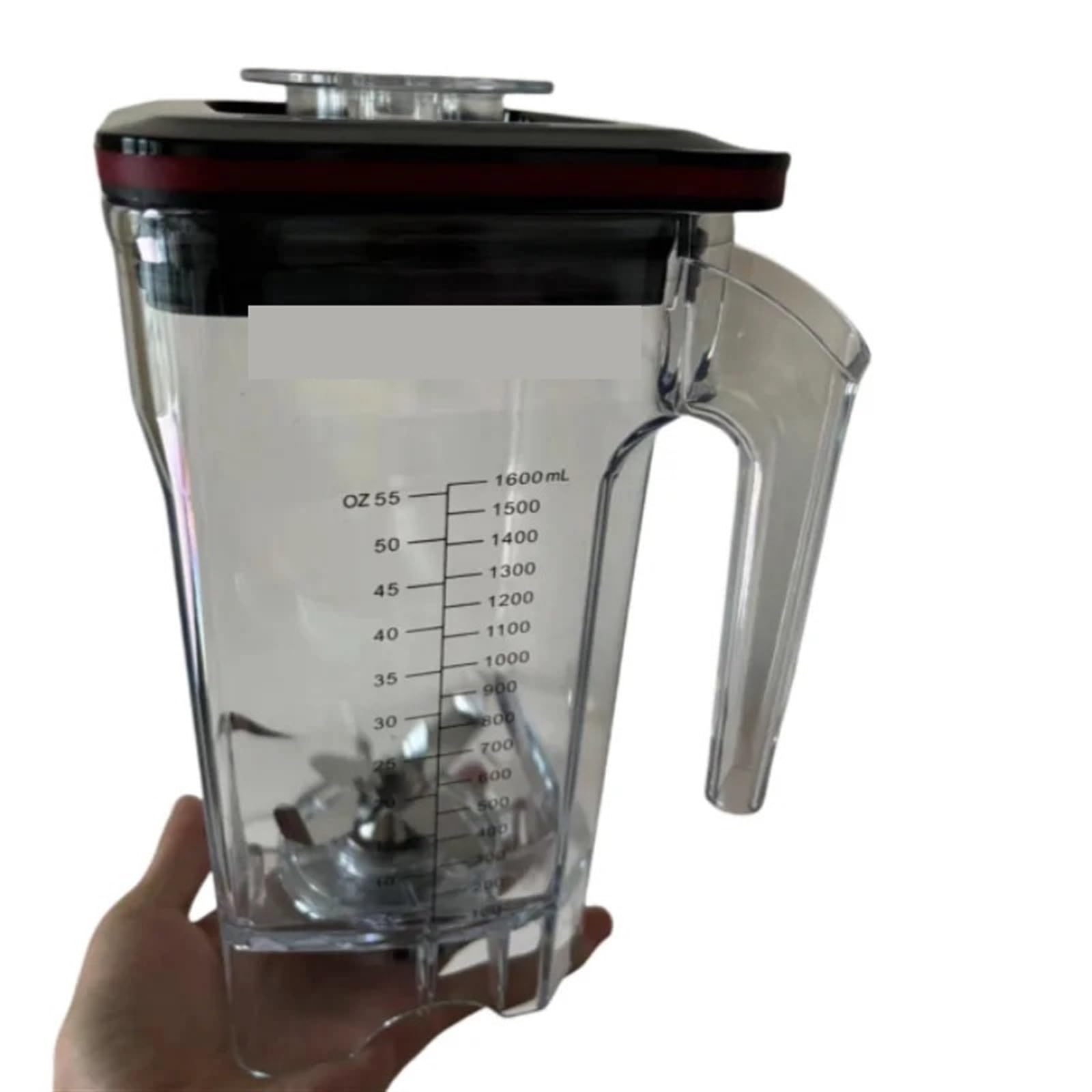 1.6L Blendtec Blender Cup - Replacement Mixing Cup with Knife Lid for Smoothies & Shakes