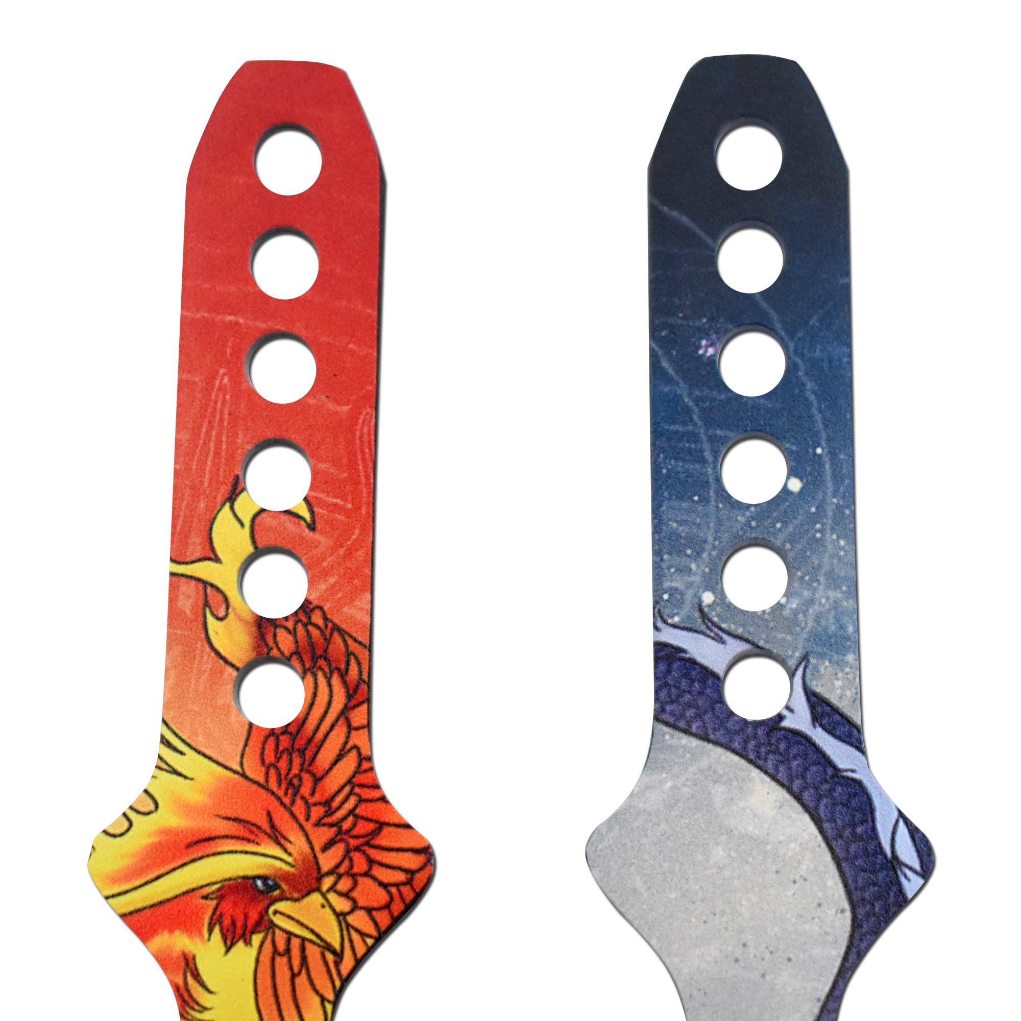Snake Eye Tactical 9-Inch Stainless Steel Throwing Knives Set with Nylon Belt Sheath - Perfect for Outdoor Survival, Hunting, and Tactical Training