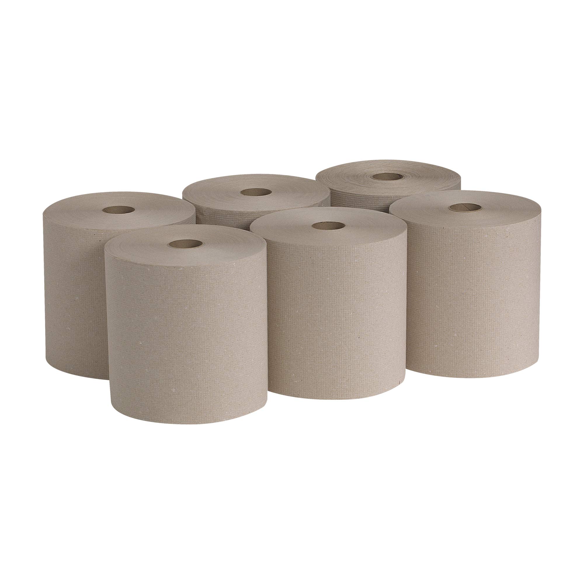 GP PRO Recycled Hardwound Paper Towels - Brown, 800 Feet Per Roll (6 Rolls/Case) | Eco-Friendly, Durable & Absorbent for Kitchen, Office & Commercial Cleaning