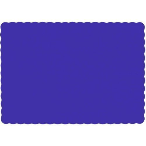 Premium Purple Placemats Bulk Pack - 50 Count Washable Table Mats for Dining, Parties & Home Decor