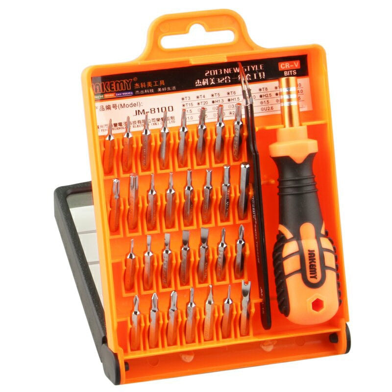 32-in-1 Precision Screwdriver Set for Electronics Repair - Professional Mini Tool Kit for Phones, Laptops, Watches & Small Devices - Perfect for DIY, Home & Office Use