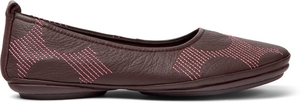 Camper Women's Right Nina K400194 Leather Ballet Flats - Comfortable & Stylish Casual Shoes for Women (UK 2/2.5) | Perfect for Office, Travel & Everyday Wear