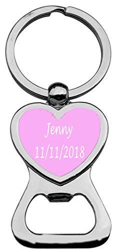 Heart Bottle Opener Pink