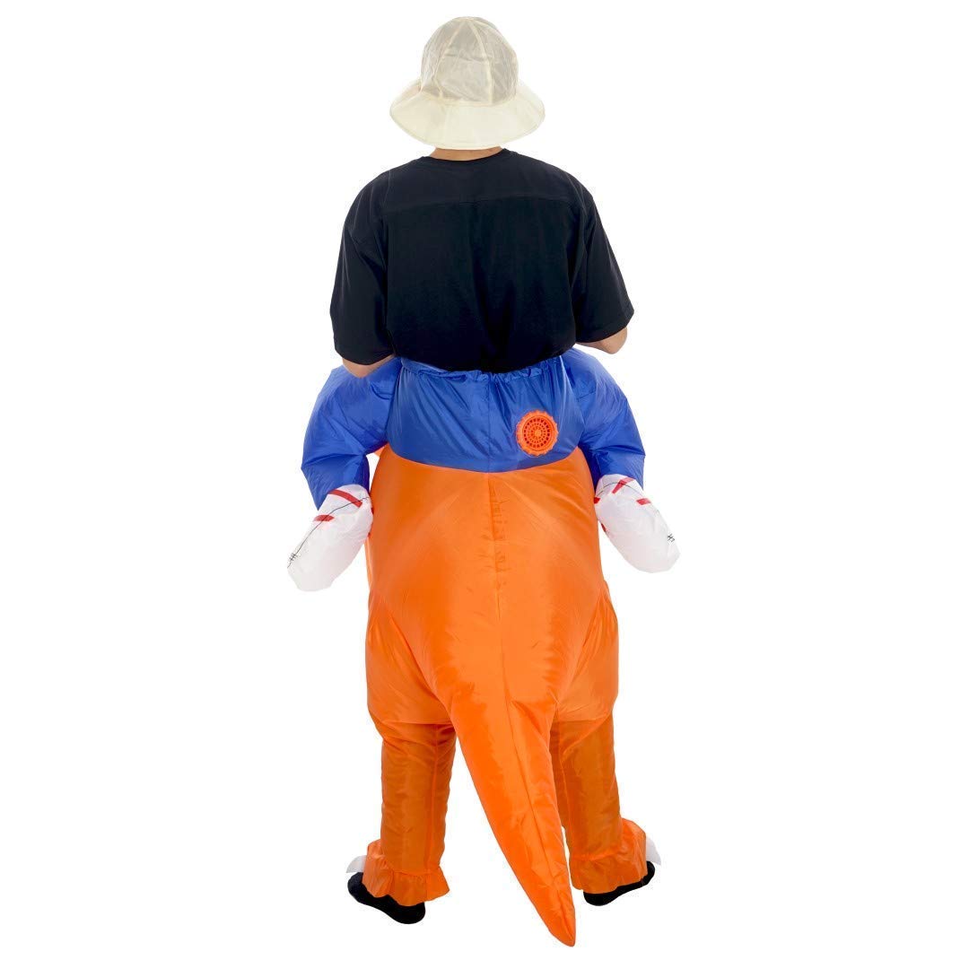 Jurassic Dinosaur Triceratops Inflatable Costume for Adults - One Size Fits Most | Perfect for Halloween Parties, Cosplay Events & Themed Celebrations