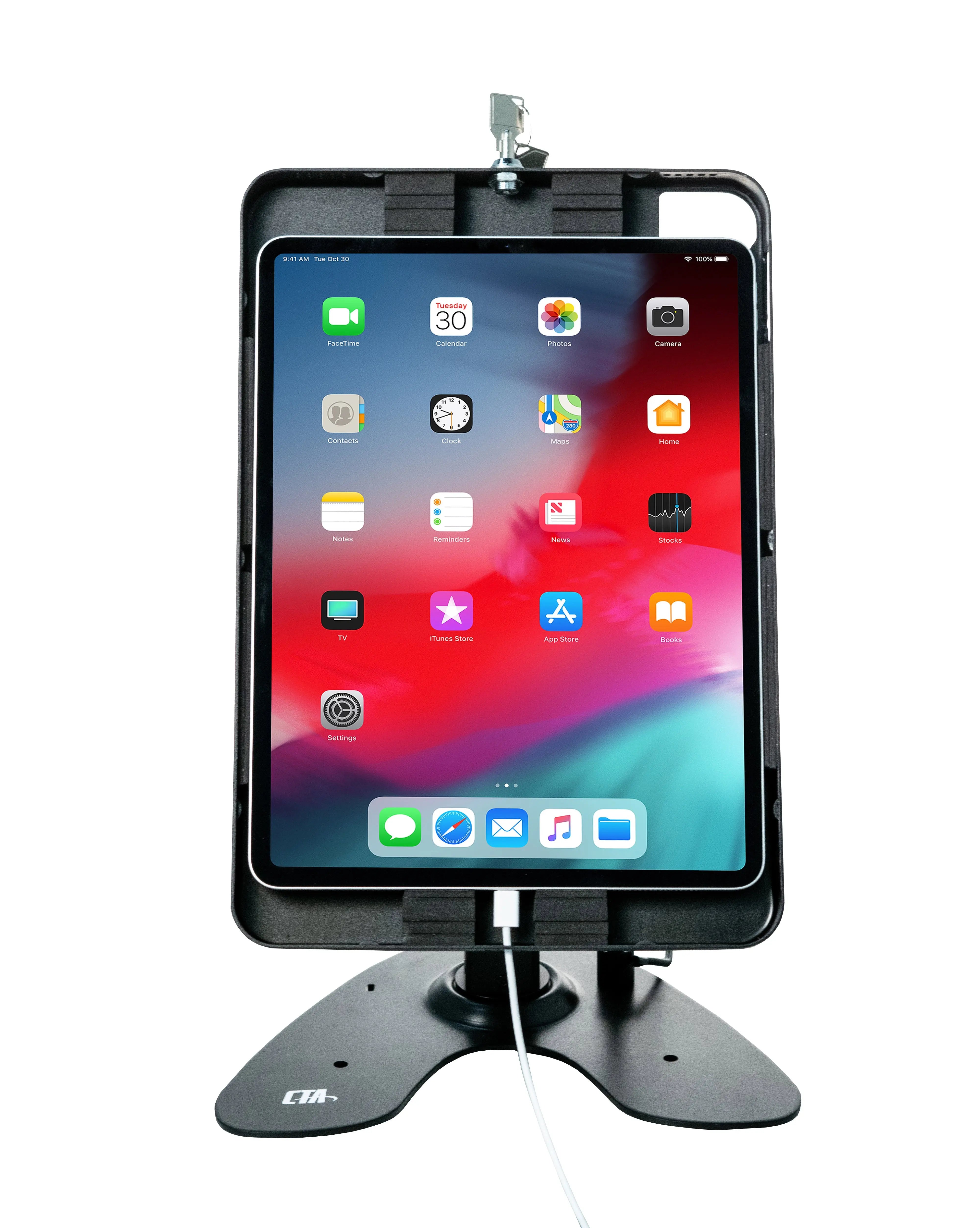 Dual Security Kiosk Stand - Heavy Duty Metal Stand for Secure Checkpoints & Public Spaces | Ideal for Offices, Airports, and Shopping Malls