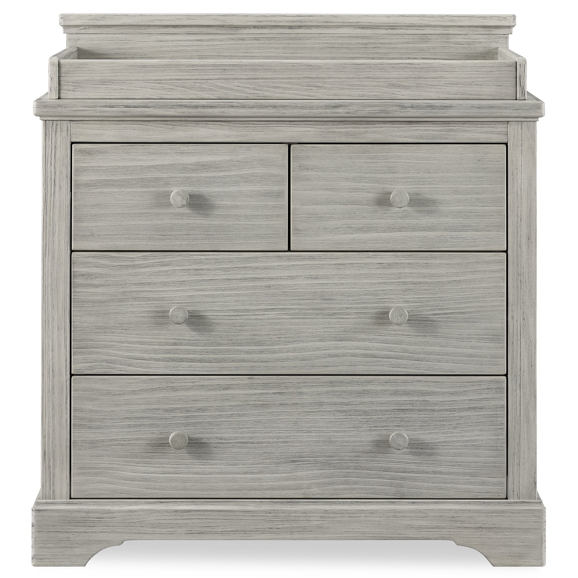 Paloma 4-Drawer Baby Dresser with Changing Table Top | Sturdy Nursery Storage with Interlocking Drawers | Perfect for Baby Room Organization & Diaper Changing Station