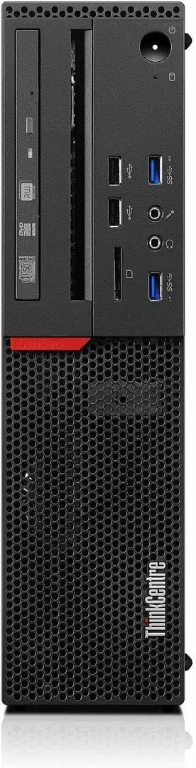 Lenovo ThinkCentre M800 SFF Desktop PC - Intel Core i7-6700 3.4GHz, 16GB DDR4 RAM, 128GB SSD + 2TB HDD, WiFi, Bluetooth, DVD-RW, Wireless Keyboard & Mouse, Windows 10 Pro (Renewed) - Perfect for Home Office, Business Workstations & Remote Work