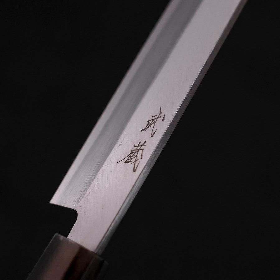 Premium Yanagiba Sushi Knife 270mm - Left Handed AUS-10 Stainless Steel Blade with Polished Buffalo Teak Handle - Perfect for Sushi Chefs & Japanese Cuisine Lovers
