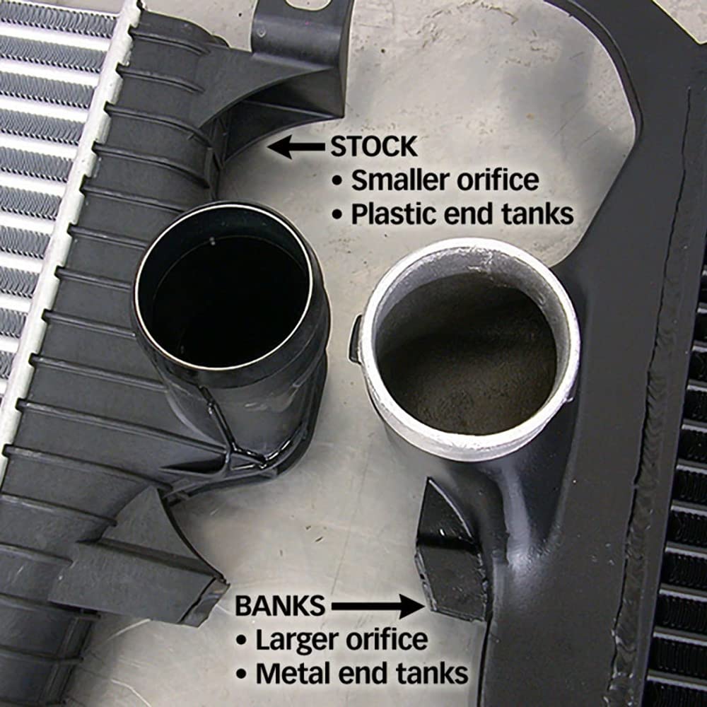 Banks 25975 Techni-Cooler Intercooler System - High Performance Cooling for Turbocharged & Supercharged Engines - Perfect for Racing, Towing & Off-Road Vehicles