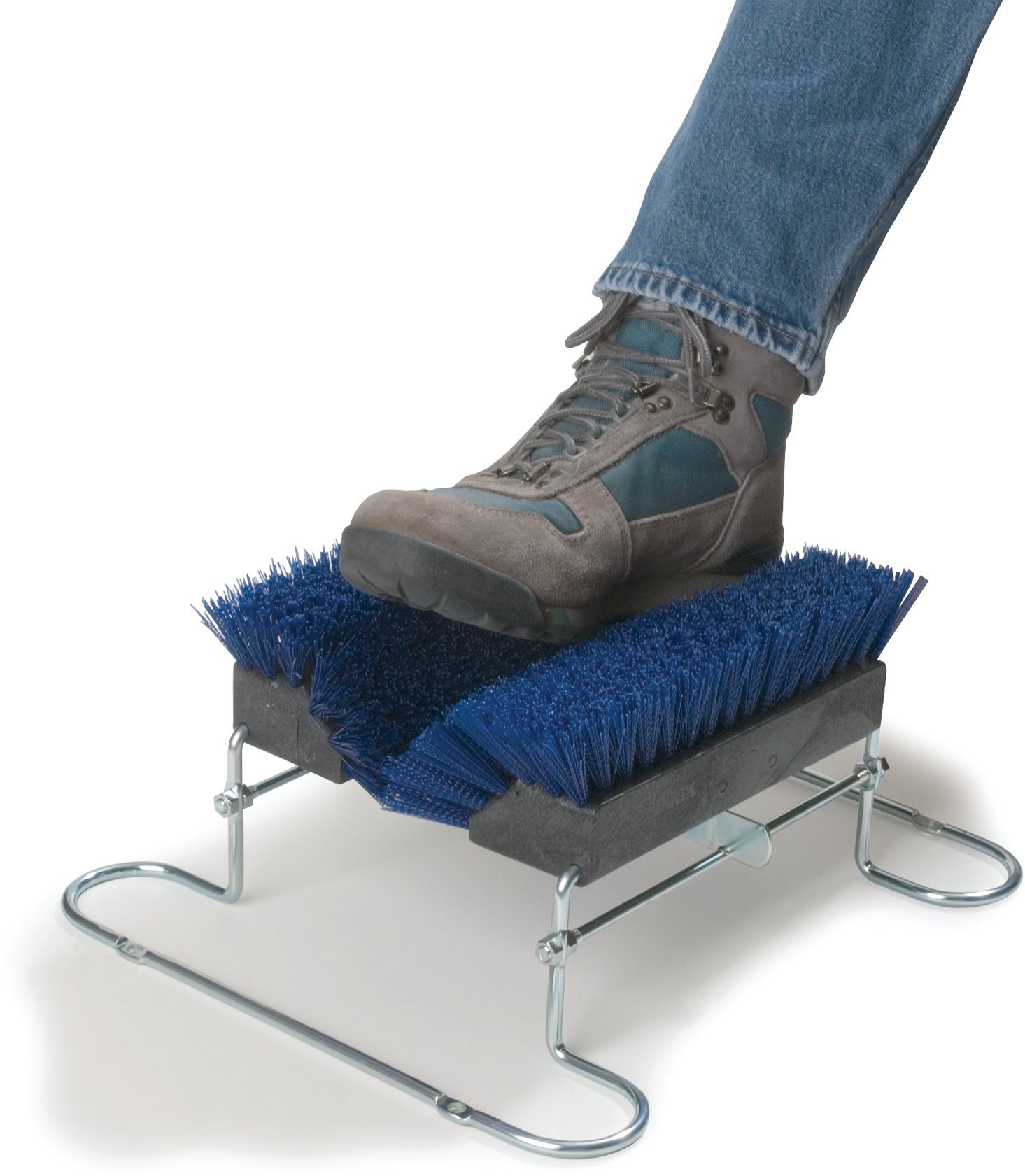 SPARTA Heavy-Duty Boot Brush with Scraper - Mud Remover for Home, Farm & Worksite