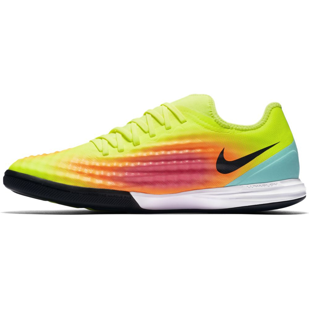 Nike MagistaX Finale II TF Turf Soccer Shoes - Volt/Black/Total Orange/Pink Blast | Artificial Grass Football Cleats for Men | Perfect for Indoor & Outdoor Training Sessions