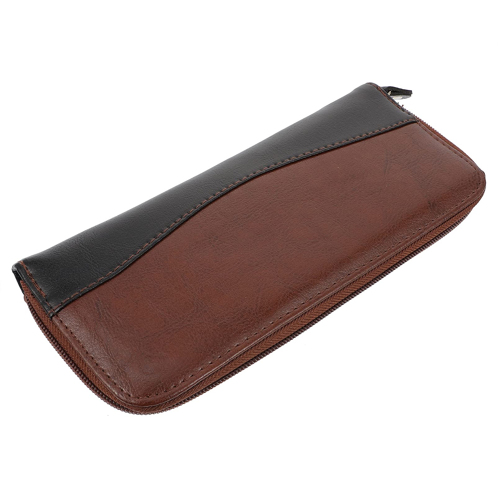 FRCOLOR Leather Scissors Pouch - Professional Hair Stylist & Barber Scissors Holder Case for Salon Tools - Perfect for Hairdressers, Stylists & Beauty Professionals (Ideal for Salon, Travel & Home Use)