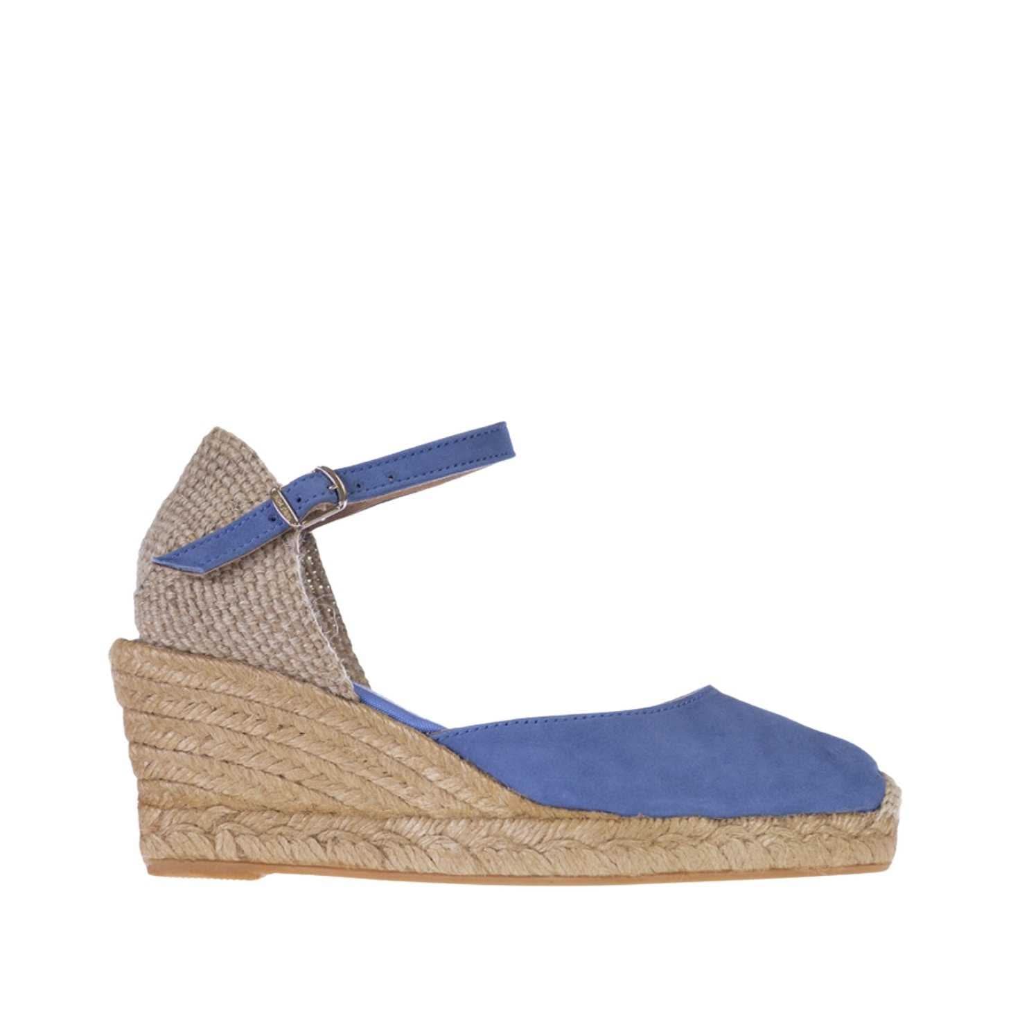 Lloret 5 Women's Suede Leather Wedge Espadrilles - Comfortable Casual Shoes for Summer Outings & Beach Vacations