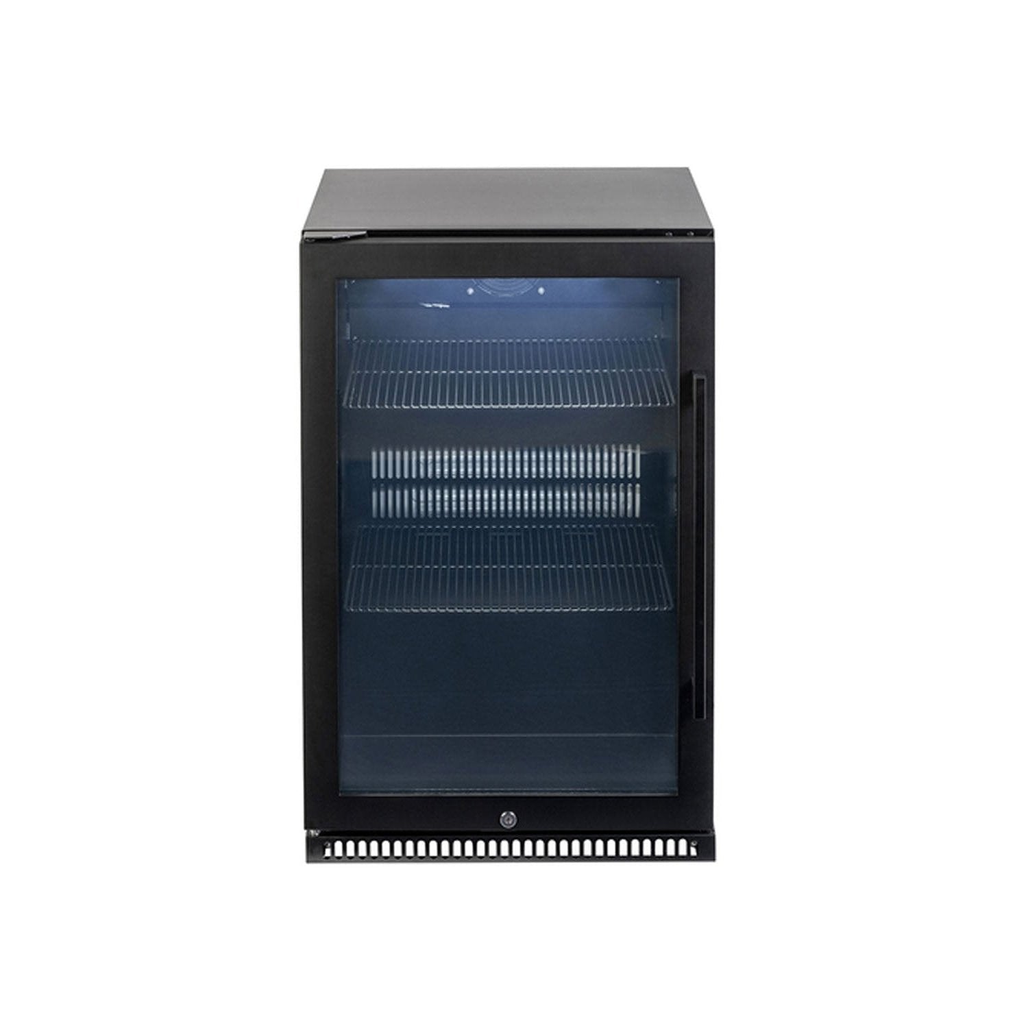 Euro Appliances EA555BFBL 118L Single Door Beverage Cooler - Compact Refrigerator for Beer, Wine & Soda - Perfect for Home, Office, Bar or Restaurant Use
