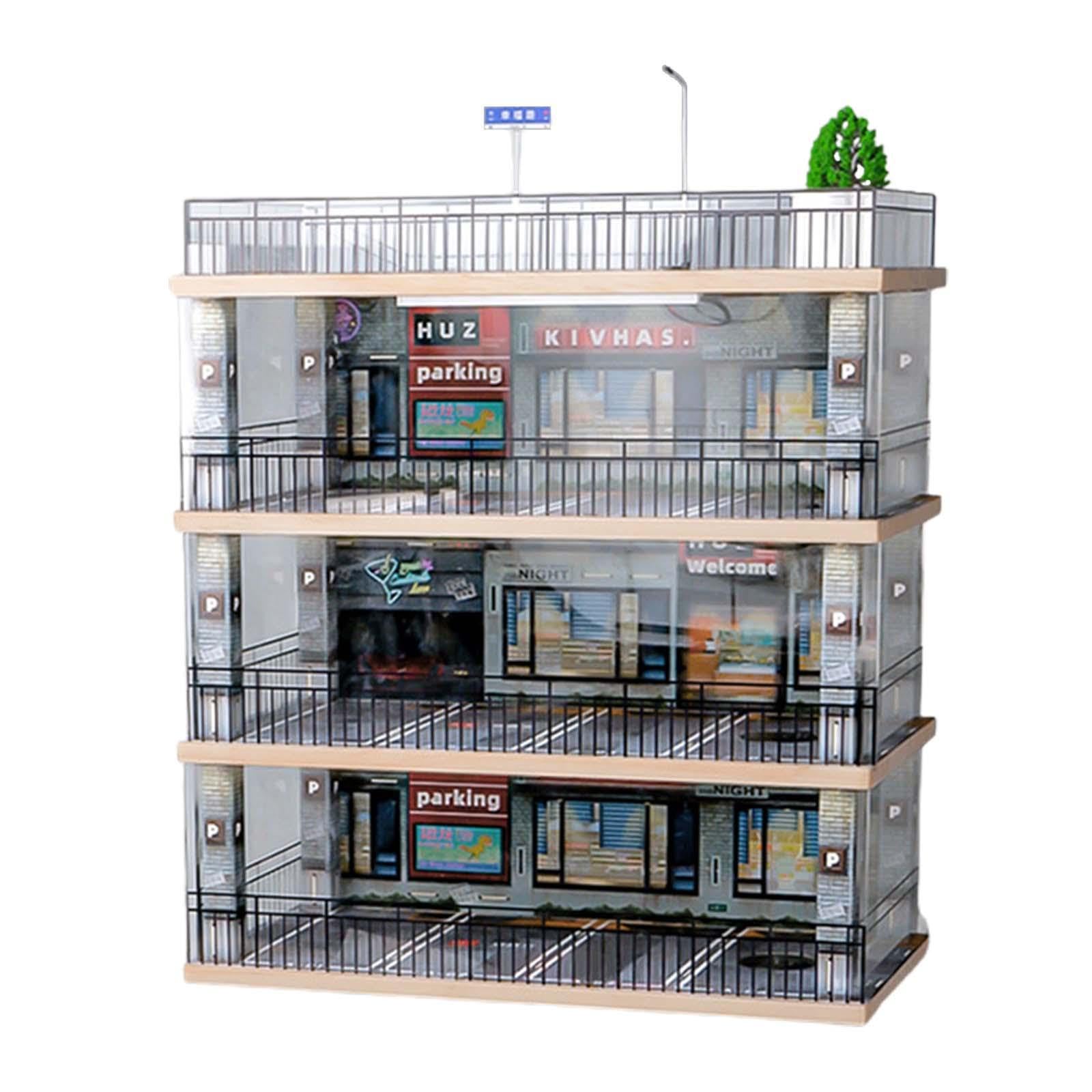 1/32 Scale Die-Cast Car Display Case - 3-Tier Toy Car Storage Showcase for Model Vehicle Collection & Garage Decoration - Perfect for Home, Office, and Gift Giving