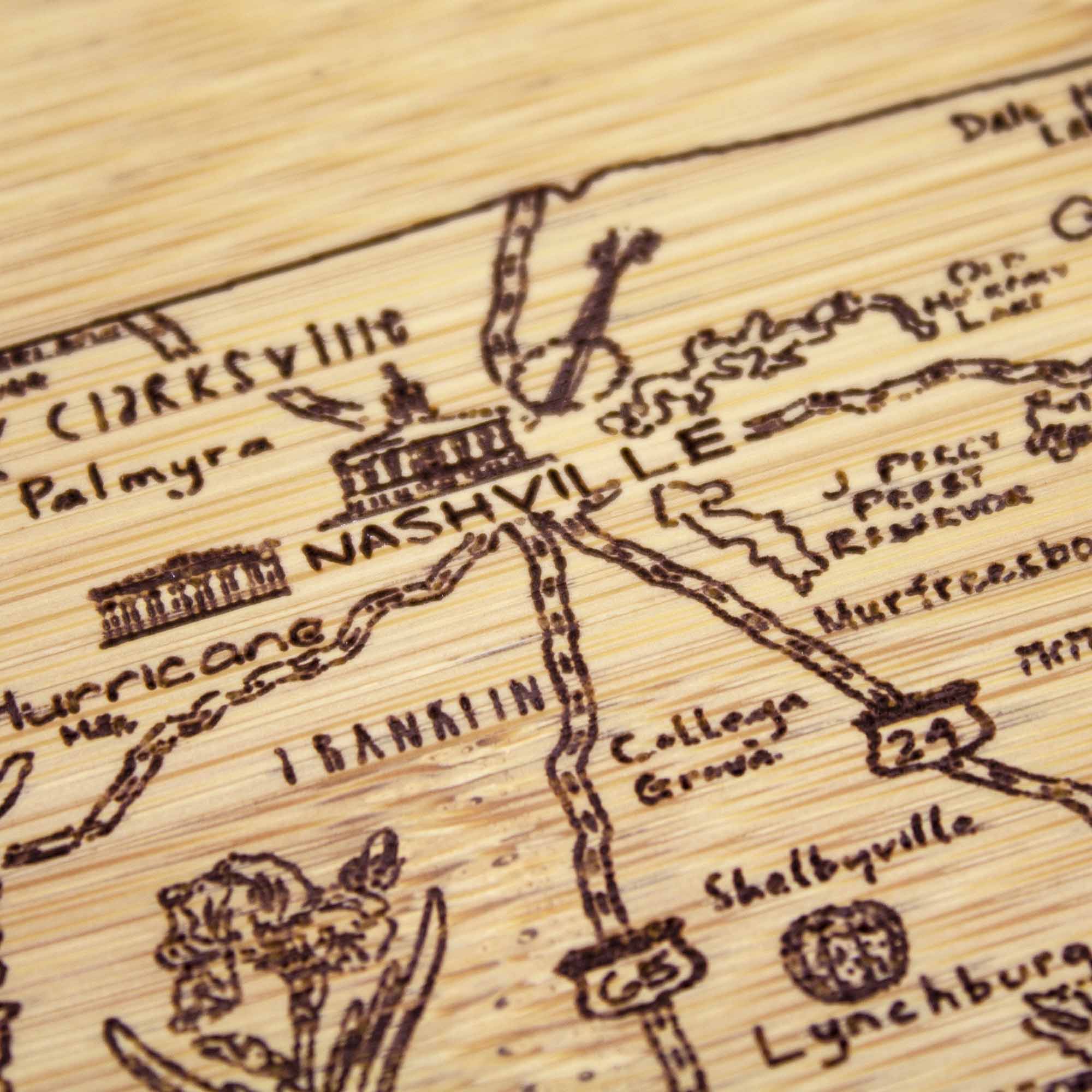 Premium Tennessee Wood Cutting Board - 11