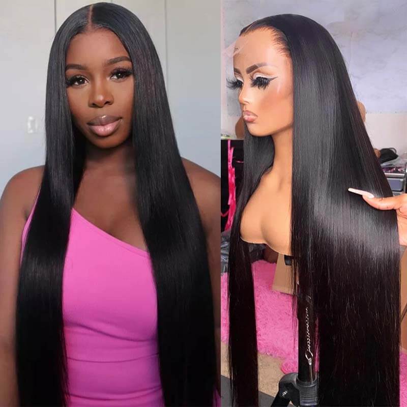 Eullair No-Sew 5x5 13x4 13x6 Lace Front Wigs - Straight/Body Wave/Deep Wave/Curly Human Hair 200% Density | Perfect for Daily Wear, Parties & Special Occasions