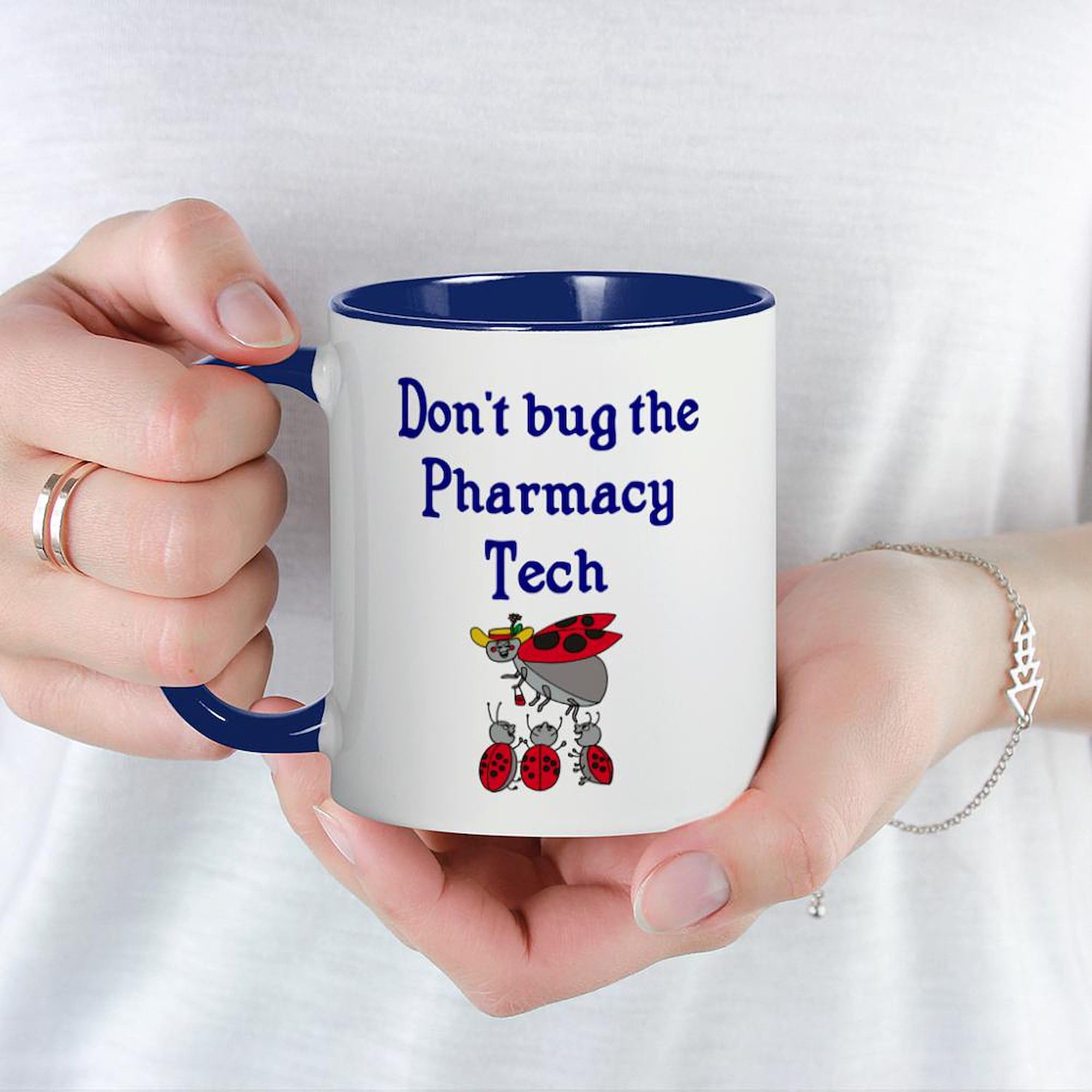 Pharmacy Tech Ceramic Coffee Mug 11 oz (325 ml) - Perfect Gift for Medical Professionals & Students - Ideal for Coffee, Tea, or Hot Chocolate at Work or Study