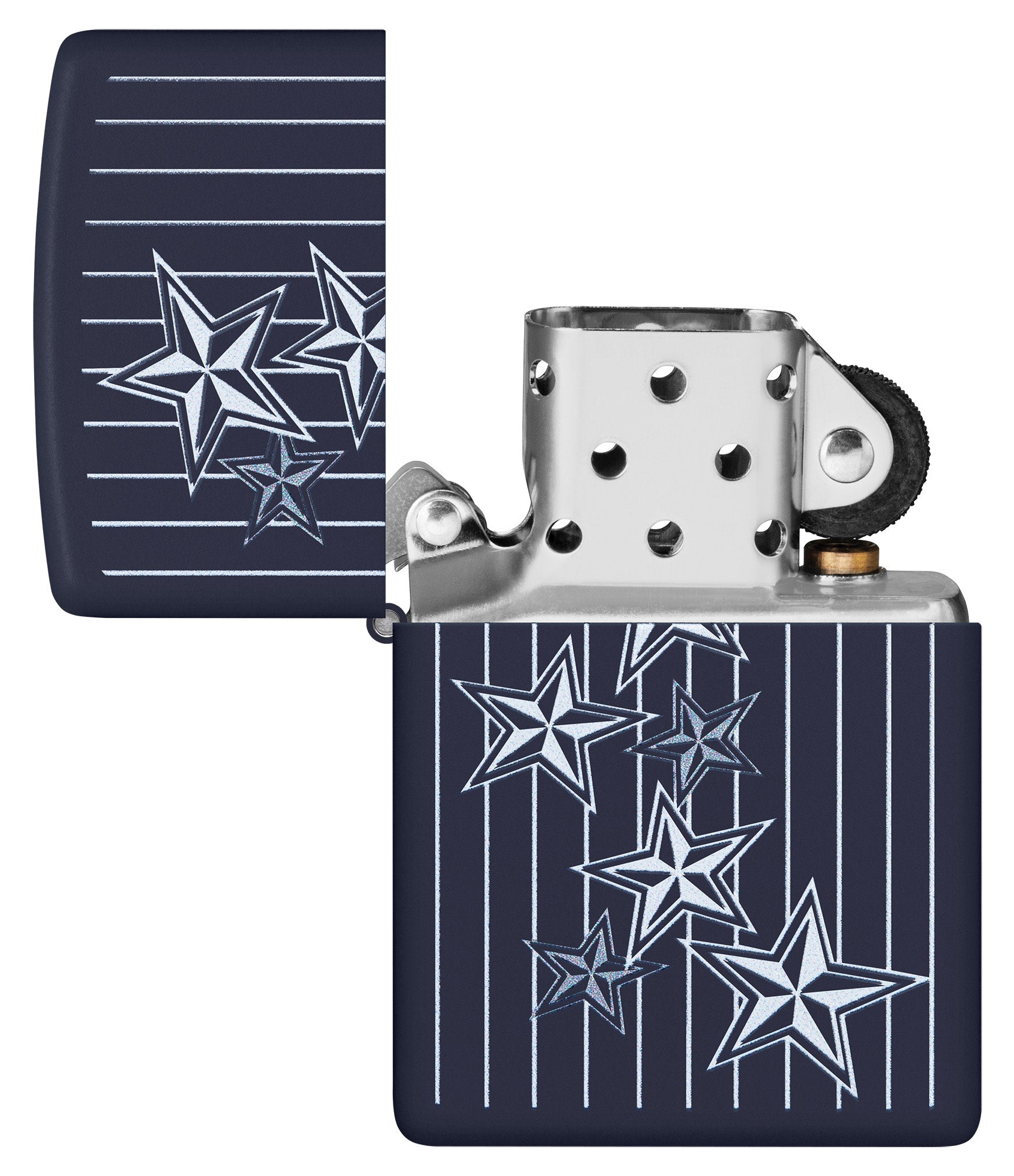 Star Design Matte Navy Blue Ceramic Coffee Mug - Perfect for Home, Office, or Gift Giving