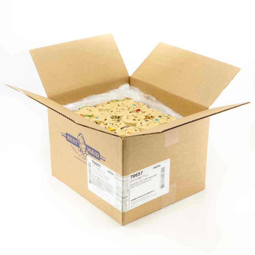 Best Maid Chocolate Chip with M&M Cookie Dough - 2.75oz (160 Count Bulk Pack) - Perfect for Baking, Snacking & Party Favors