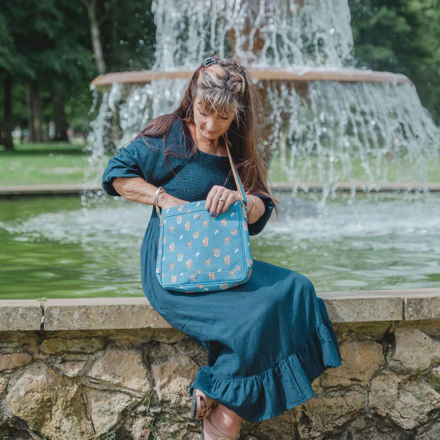 Wrendale Designs Cow Print Everyday Tote Bag - Stylish & Durable for Work, Shopping & Travel