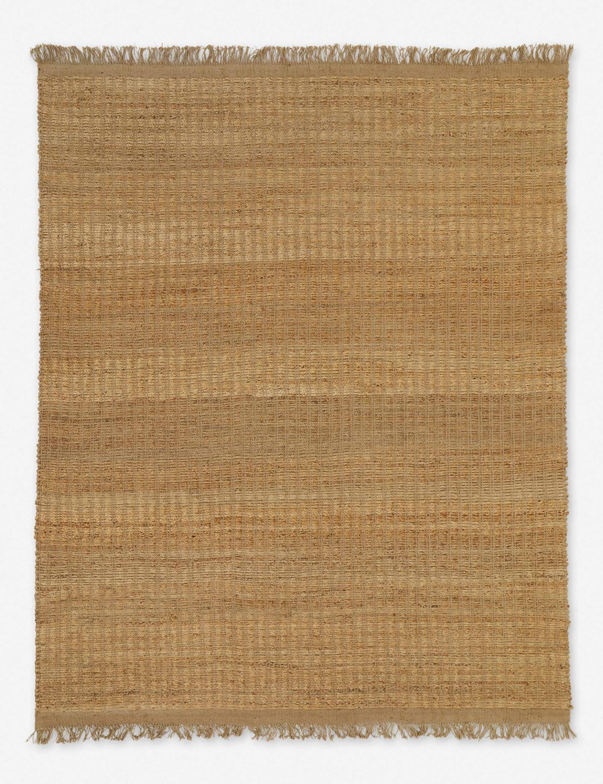 Bryn Handwoven Jute Rug Swatch 12x12 Inch - Natural Eco-Friendly Home Decor for Living Room, Bedroom & Boho Style Interior Design