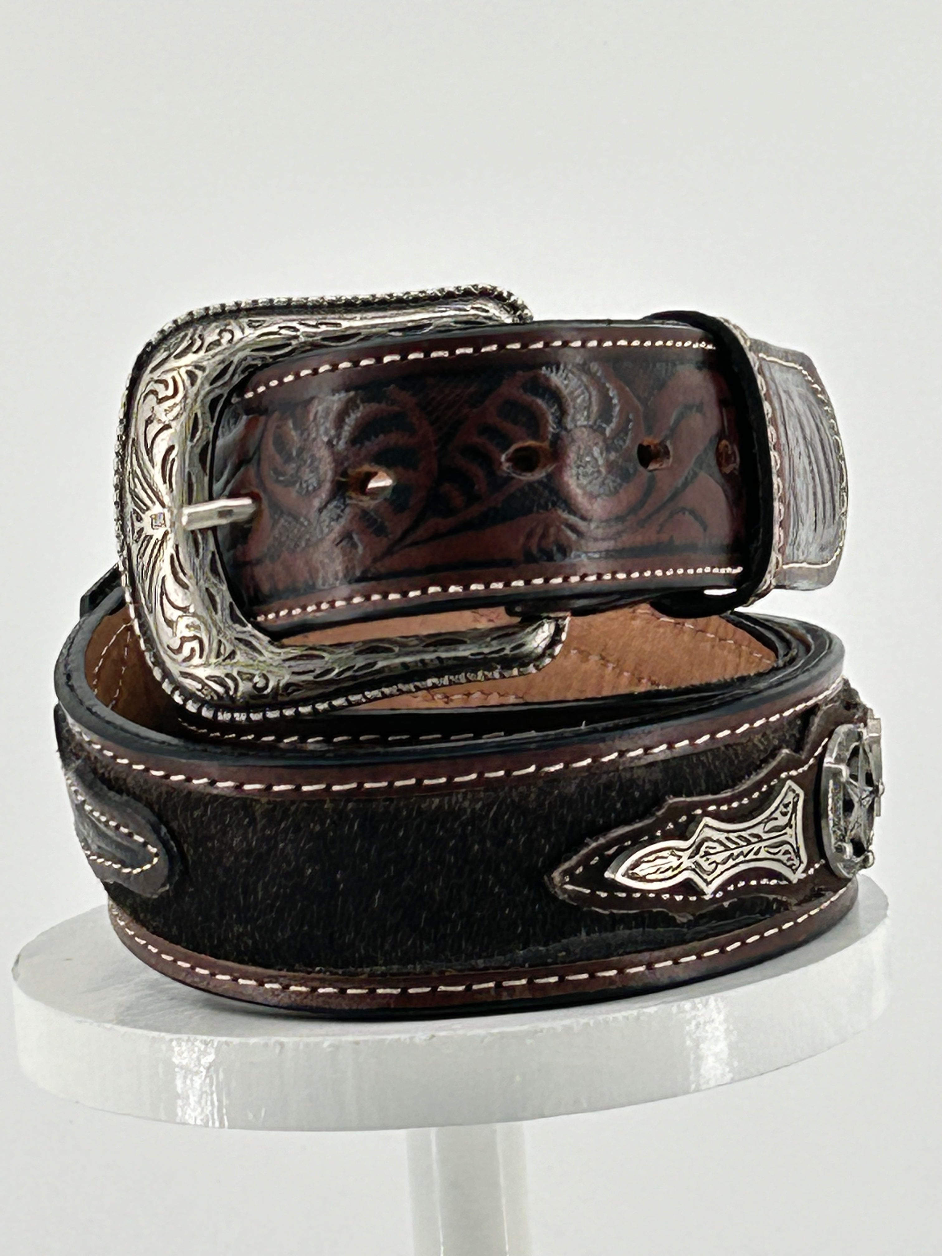 Premium Texas Cowhide Cincelado Leather - Genuine Handcrafted Western Cowhide for Wallets, Belts & Home Decor | Perfect for Cowboy Boots, Furniture & Rustic Decorations