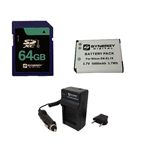 Synergy Digital Accessory Kit for Panasonic DMC-FX35A Camera - Includes Charger & Battery for Travel Photography
